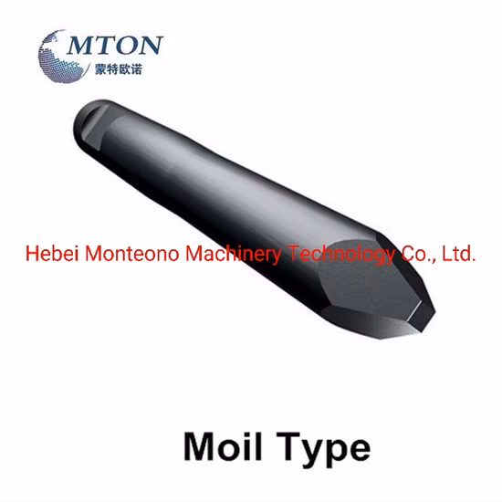 Модель Atlas Montabert Гидравлический молот Moil Тупой клинок Теплового типа Буровая штанга Выключатель Долото