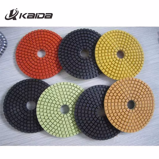 Полировальная подушечка для гранитных инструментов 125 мм. Алмазные полирующие подушечки для гранита.